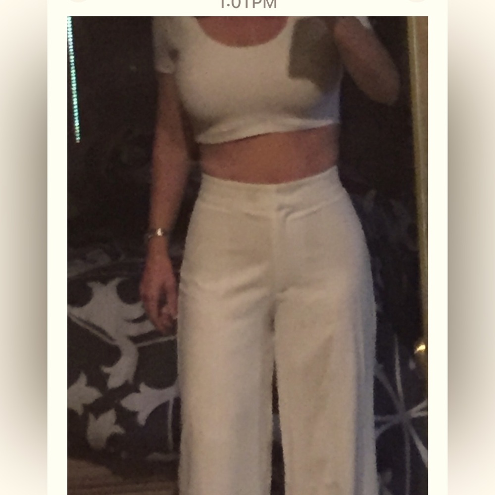 White Crop Top